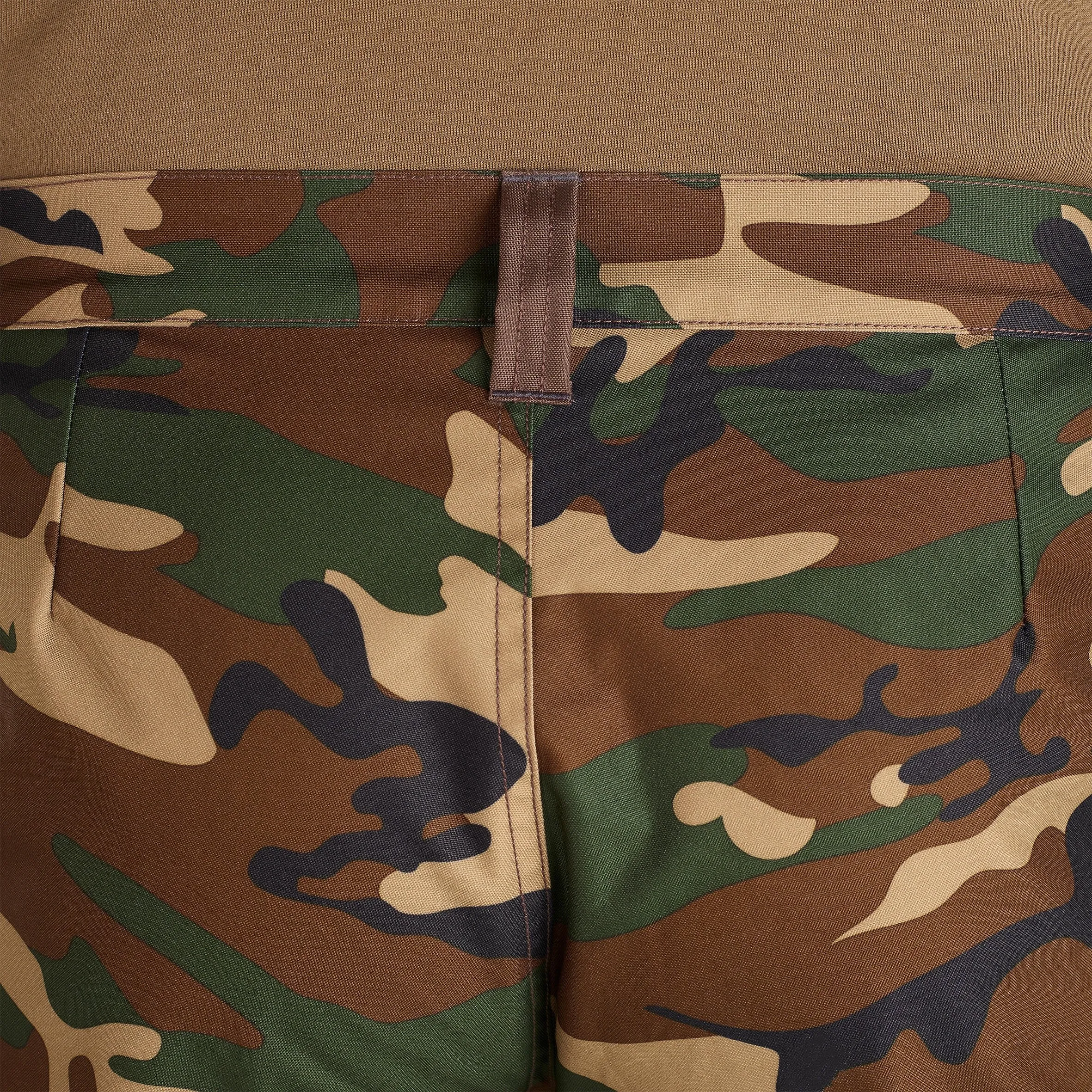 Hunting trousers/raincoat 100 warm camouflage SOLOGNAC, khaki