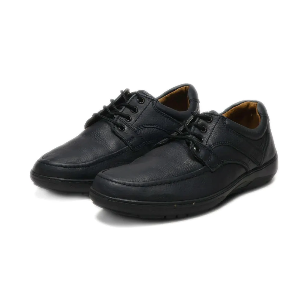 Hush Puppies Air System Casual Lace Ups Leather Black Colour For Men