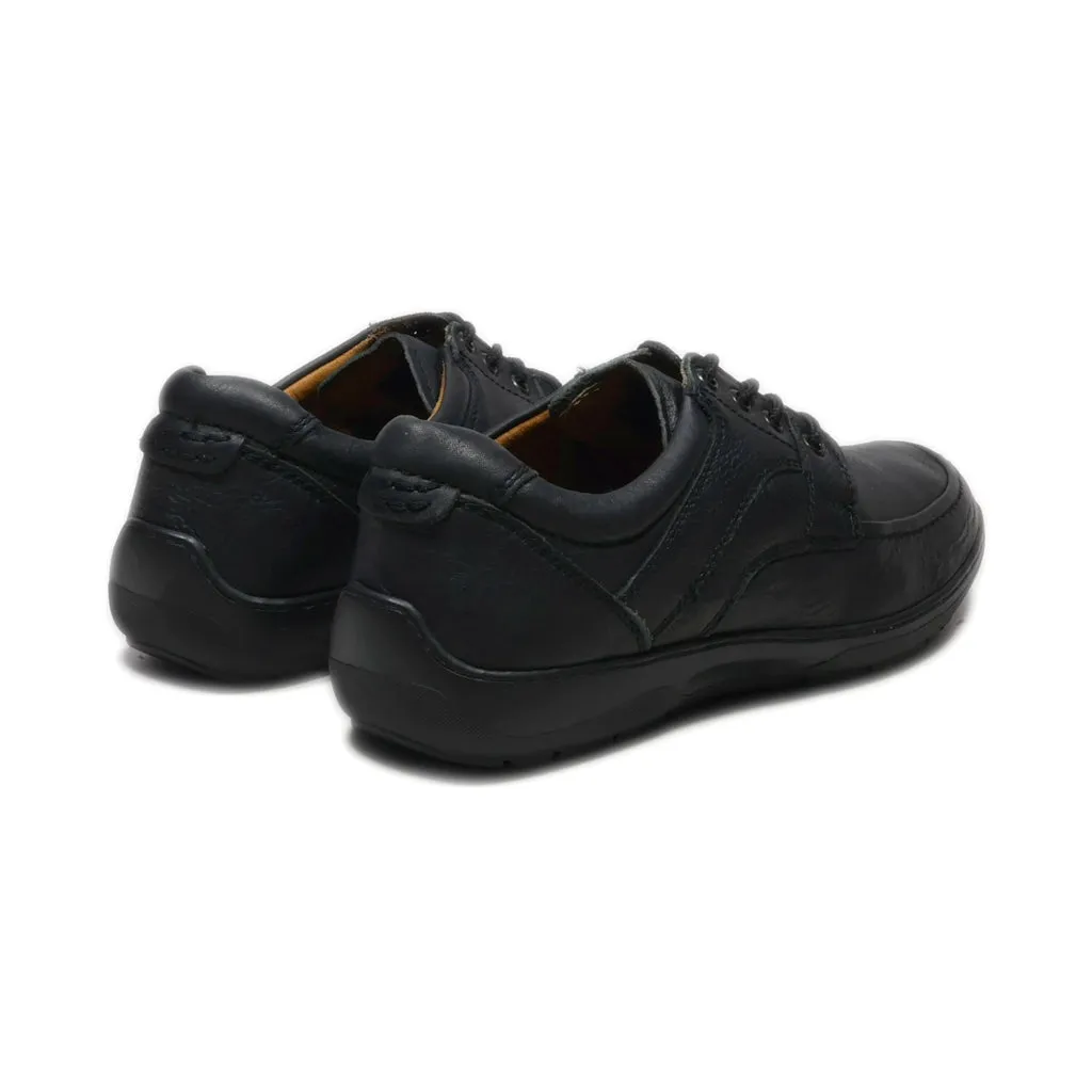 Hush Puppies Air System Casual Lace Ups Leather Black Colour For Men