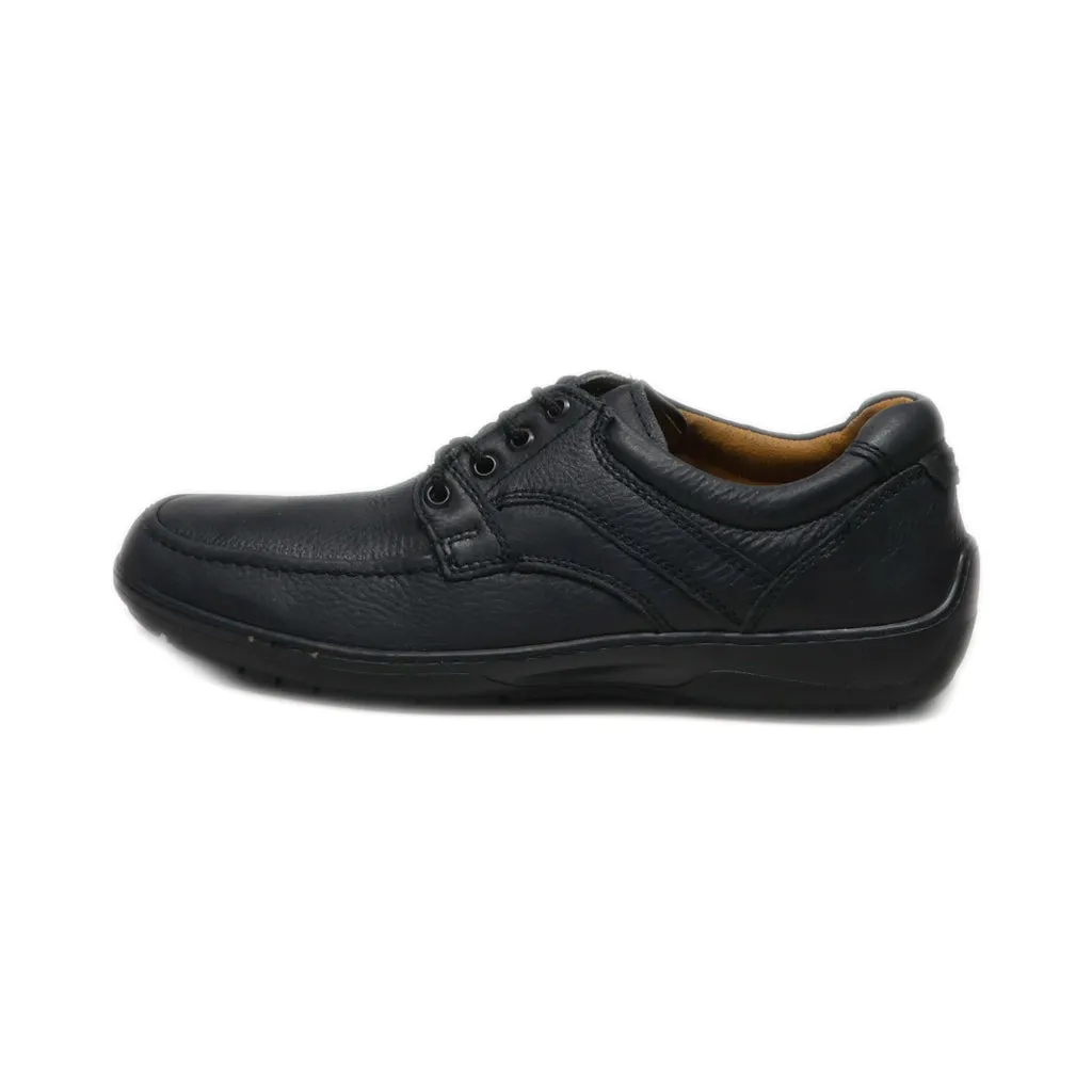 Hush Puppies Air System Casual Lace Ups Leather Black Colour For Men