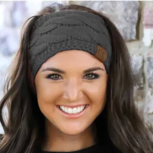 HW-20 HEADWRAP DARK MELANGE GREY