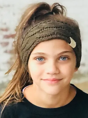 HW-20-KIDS HEADWRAP NEW OLIVE