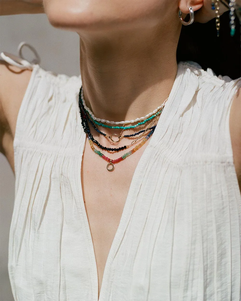 Hydra Pearl Beaded Necklace