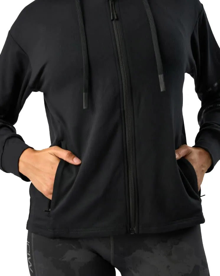 ICANIWILL Women&#x27;s Ultimate Training Zipper Hoodie Black | Buy ICANIWILL Women&#x27;s Ultimate Training Zipper Hoodie Black here | Outnorth