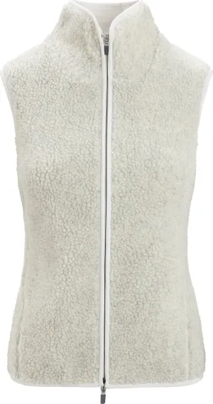 Icebreaker Women&#x27;s RealFleece™ High Pile Vest Ecru Heather | Buy Icebreaker Women&#x27;s RealFleece™ High Pile Vest Ecru Heather here | Outnorth