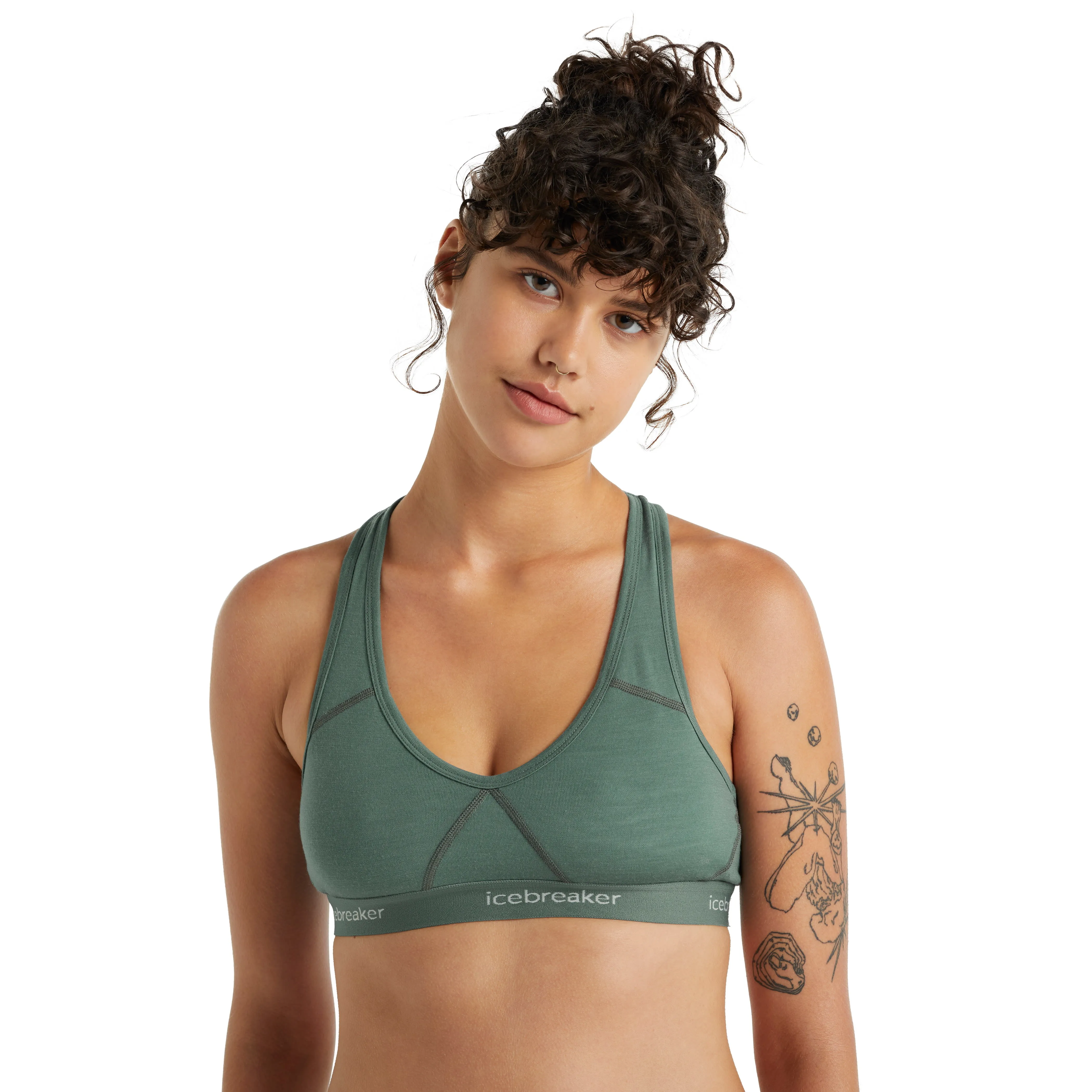 Icebreaker Women&#x27;s Sprite Racerback Bra Sage | Buy Icebreaker Women&#x27;s Sprite Racerback Bra Sage here | Outnorth