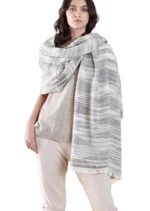 IKAT WRAP  BROWN CREAM