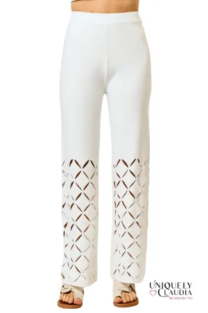 Ileana Cutout Detail Elastic Waistband Pants