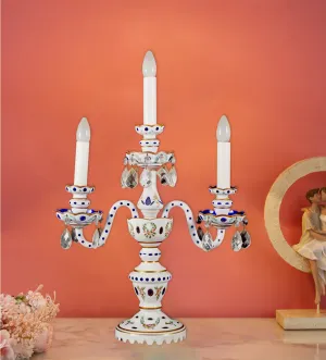 Imperial Bloom Candelabra Candle Lamp