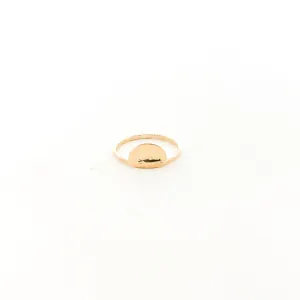 Impressions Half Circle Ring | Gold