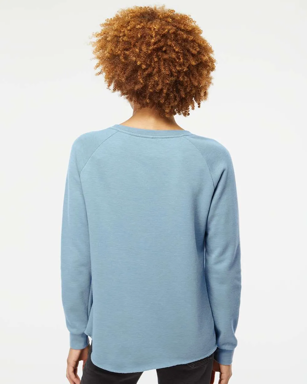 Independent Trading Co. Women's California Wave Wash Crewneck Sweatshirt PRM2000
