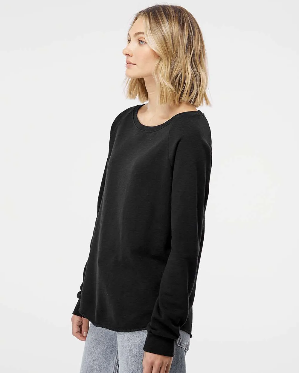 Independent Trading Co. Women's California Wave Wash Crewneck Sweatshirt PRM2000