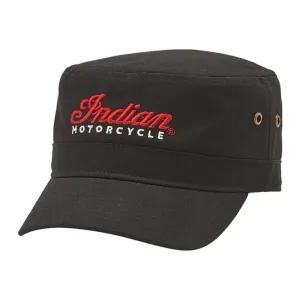 Indian Motorcycle 2861344 Polaris Black Script Logo Cap