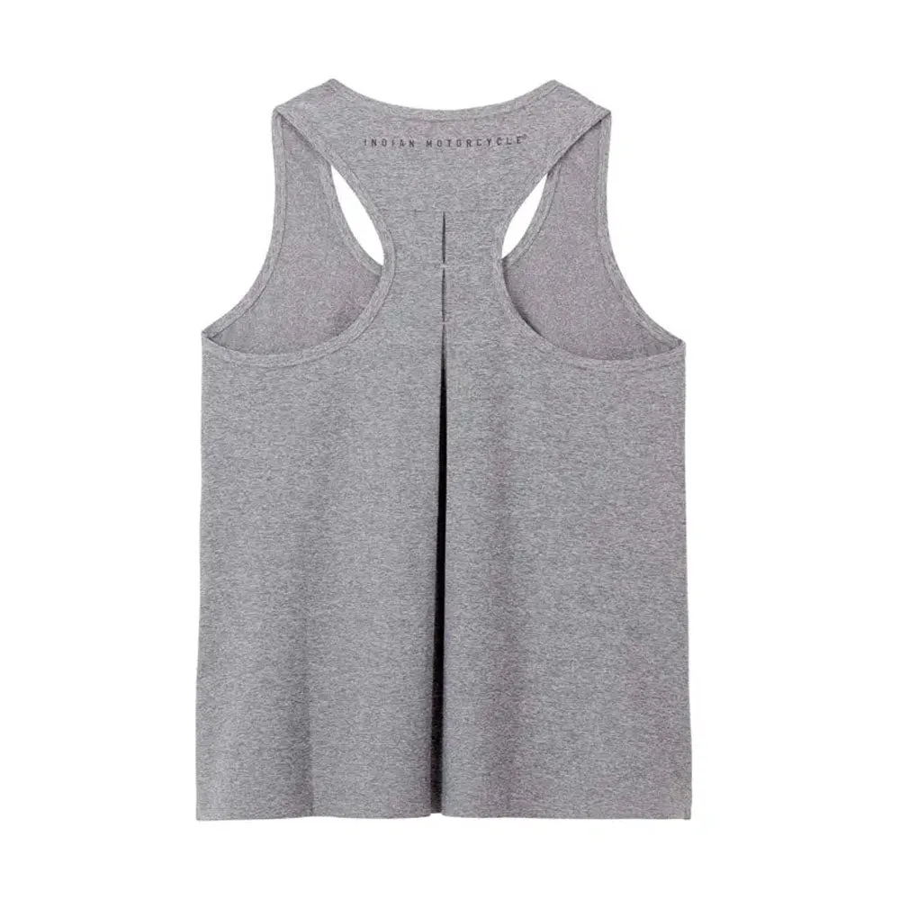 Indian Motorcycle  Polaris Womens Racerback Athlete Tank Casual Lightweight Comfortable