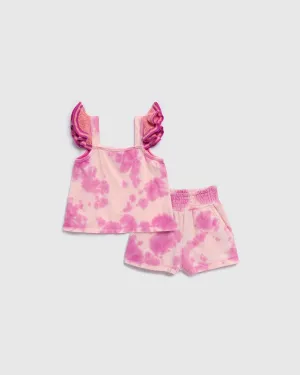 Infant Girls Dreamy Tie-Dye Tank Set