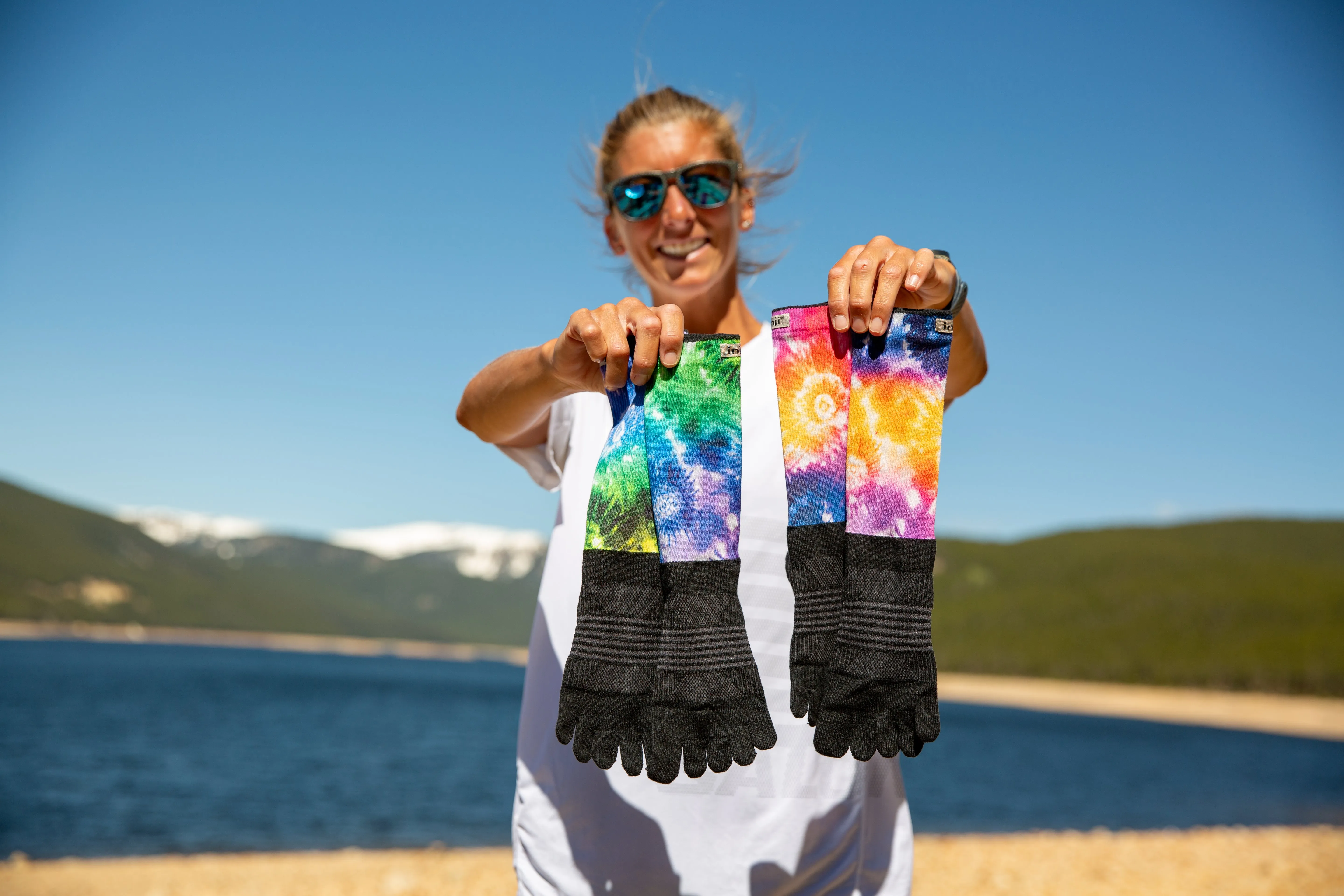 Injinji Trail Midweight Crew Womens Moab (Courtney Range)