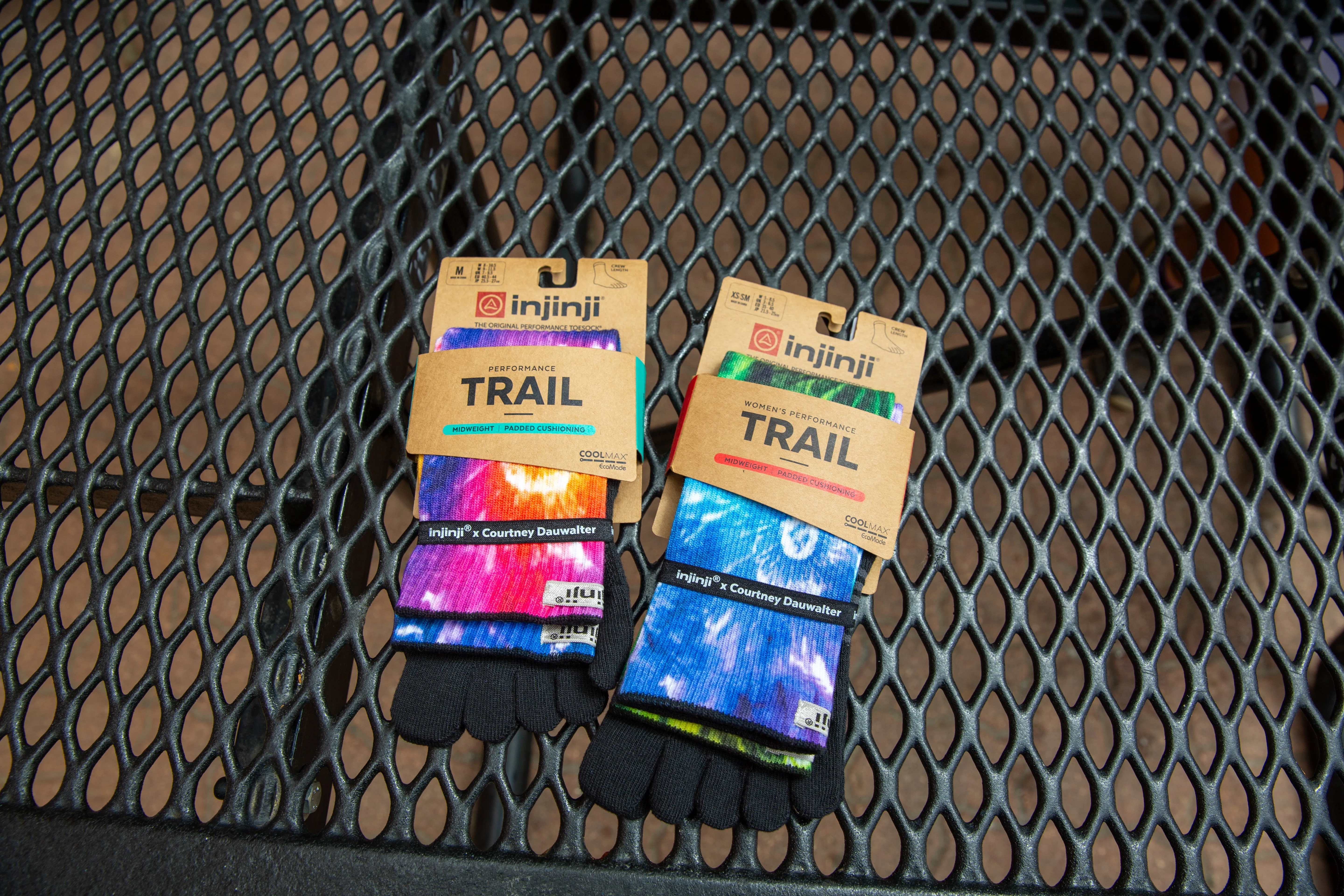 Injinji Trail Midweight Crew Womens Moab (Courtney Range)