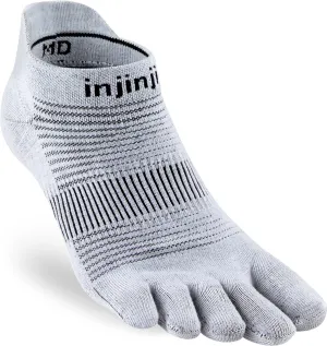 Injinji Ultra Run Light Weight No Show Mens Grey