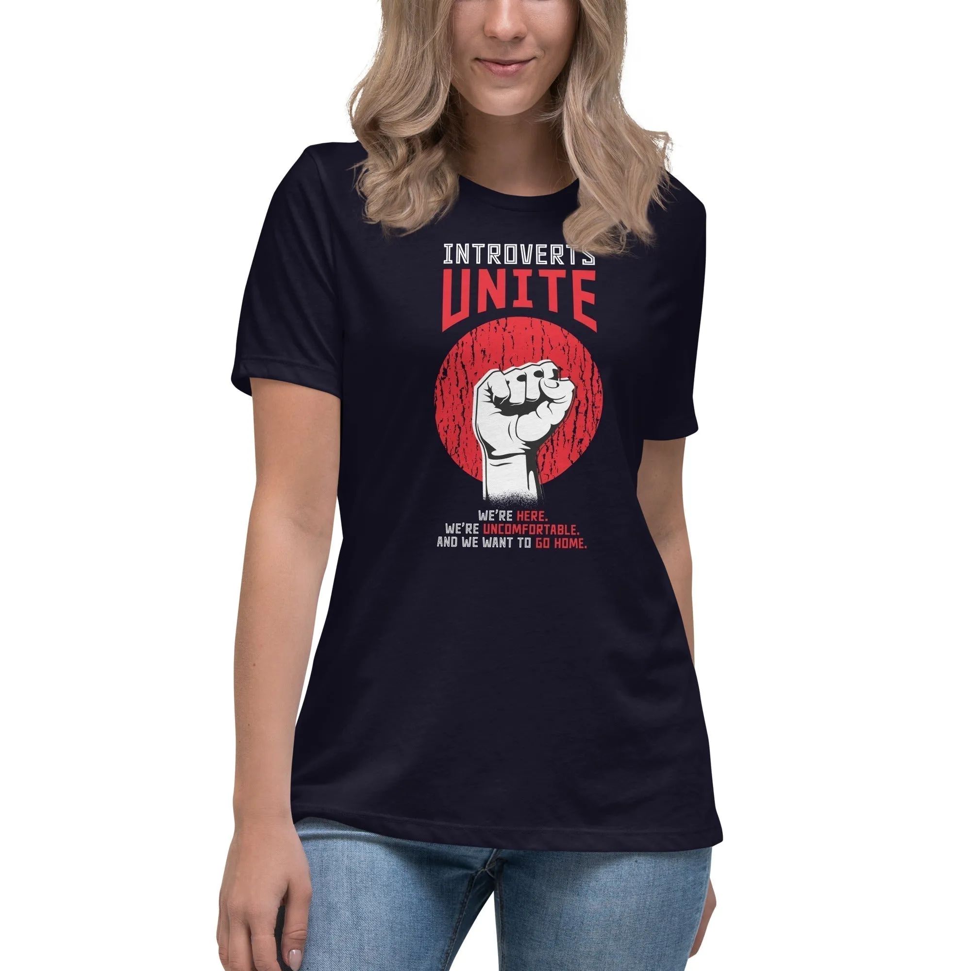 Introverts unite! - Women's T-Shirt