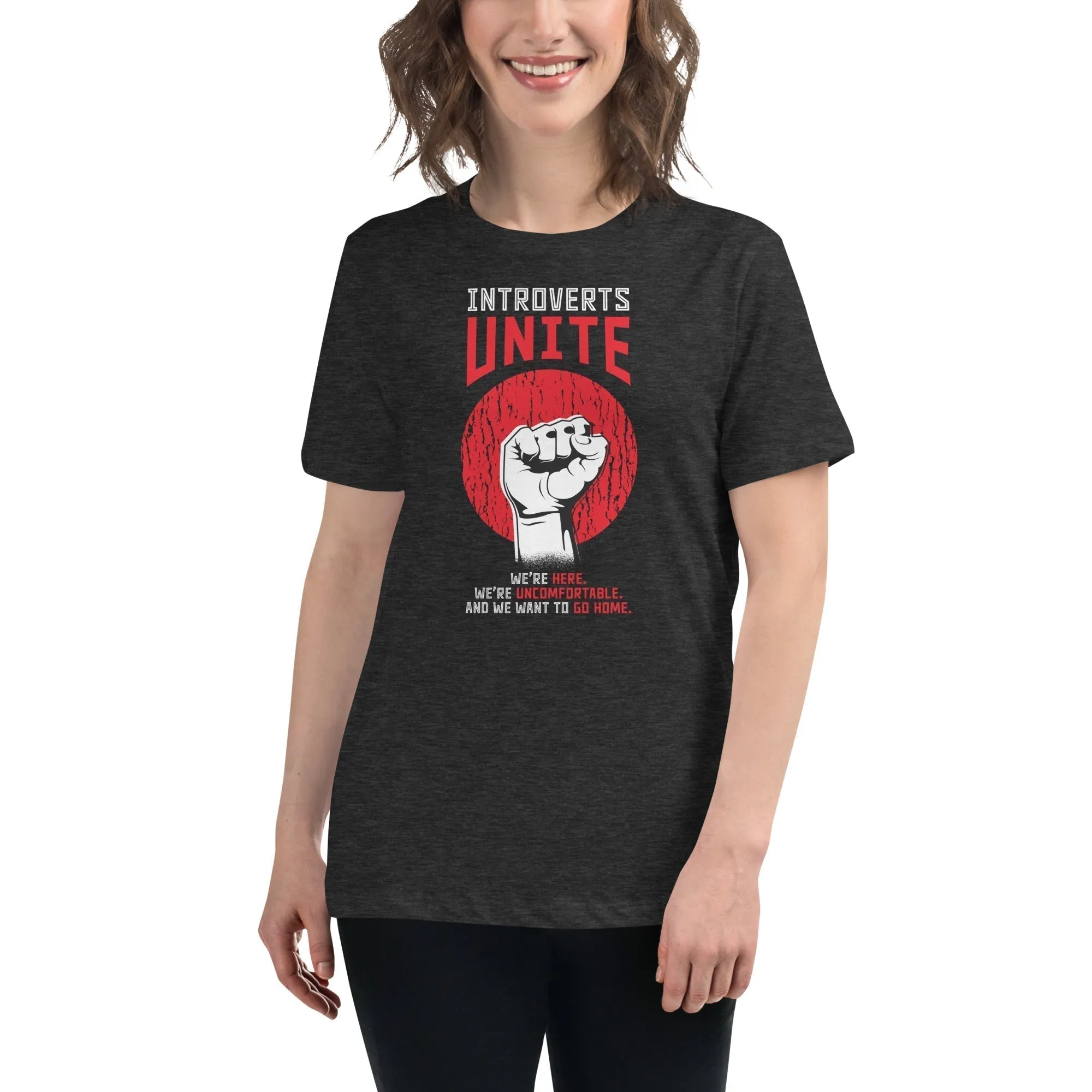 Introverts unite! - Women's T-Shirt