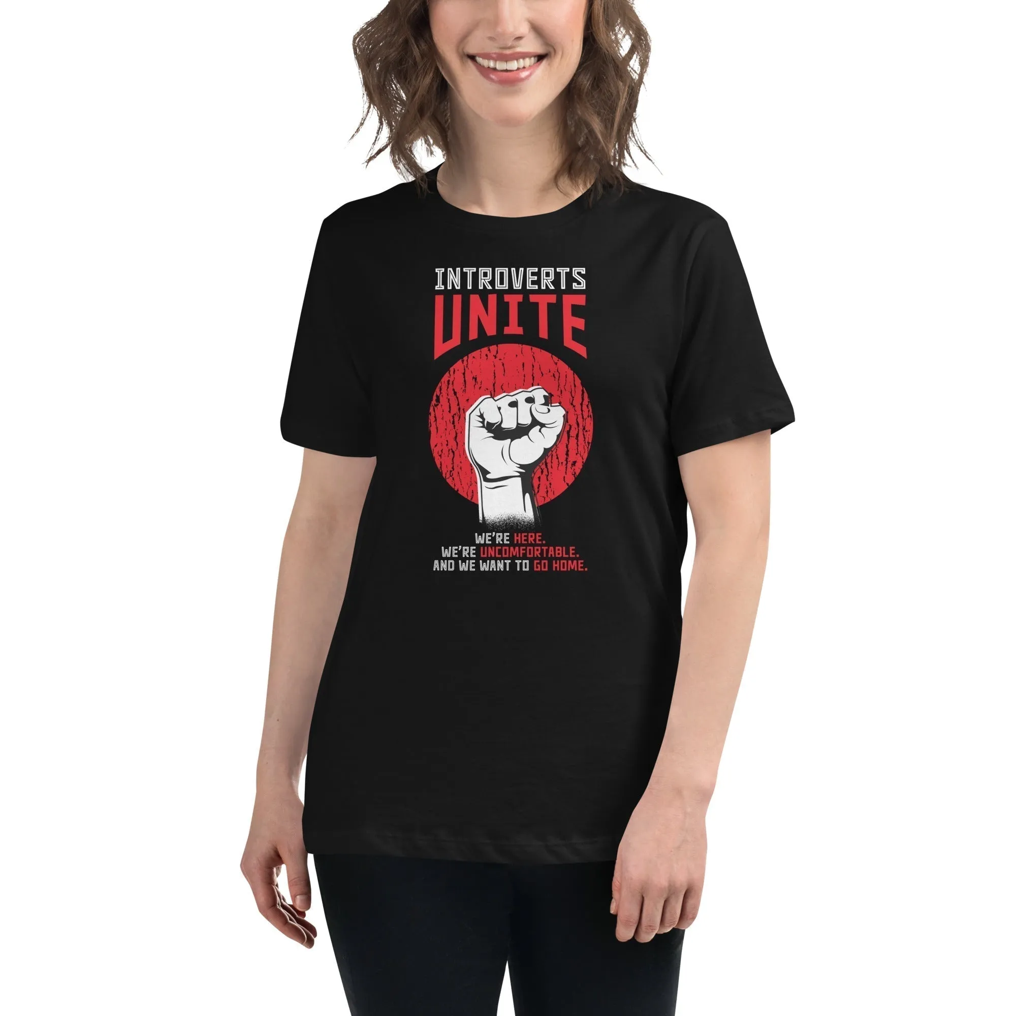 Introverts unite! - Women's T-Shirt