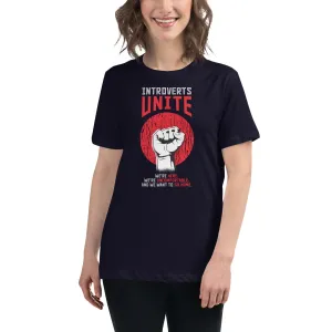 Introverts unite! - Women's T-Shirt