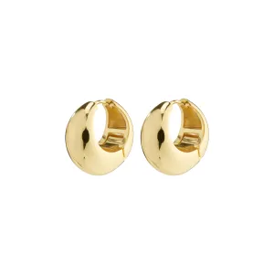 IOANNA recycled chunky hoops gold-plated
