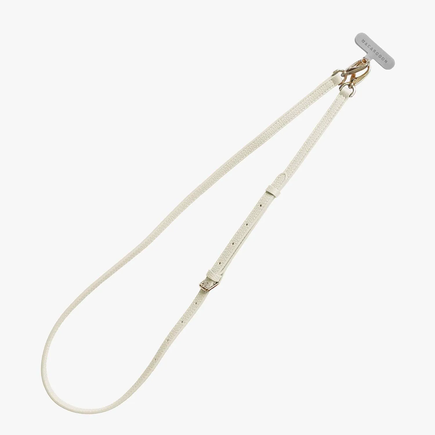 iPhone 14 Pro Clear Case with Crossbody Leather Strap