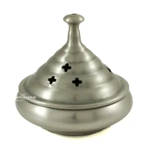 Iron Pot Charcoal Incense Burner w/ lid
