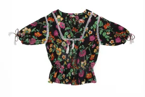 Isadora Blouse Midnight Fiore (Older Girls)