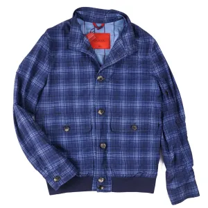 Isaia Lightweight Printed Bomber Jacket Isaia Lightweight Printed Bomber Jacket