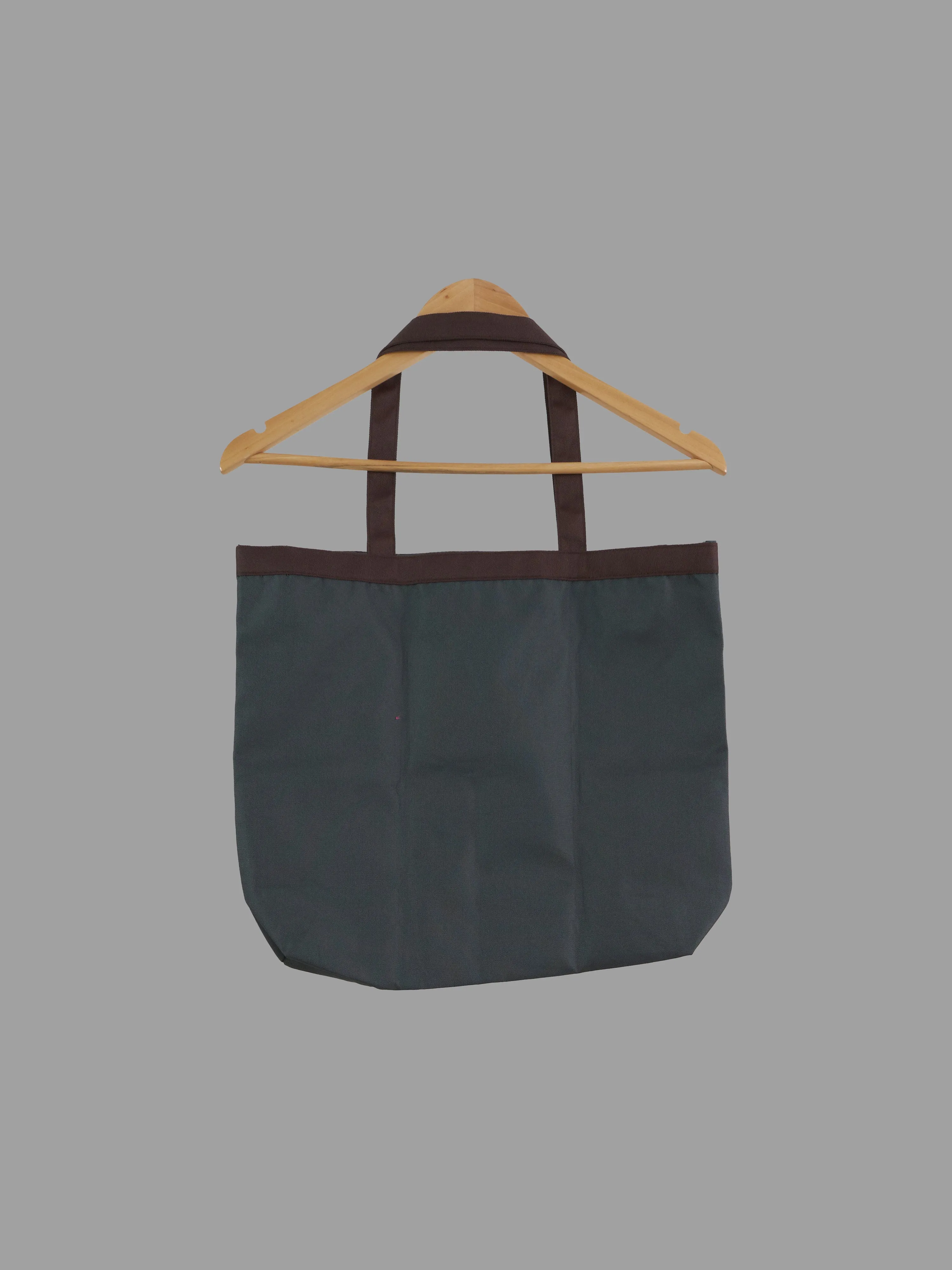Issey Miyake Plantation 1990s dark green nylon tote bag
