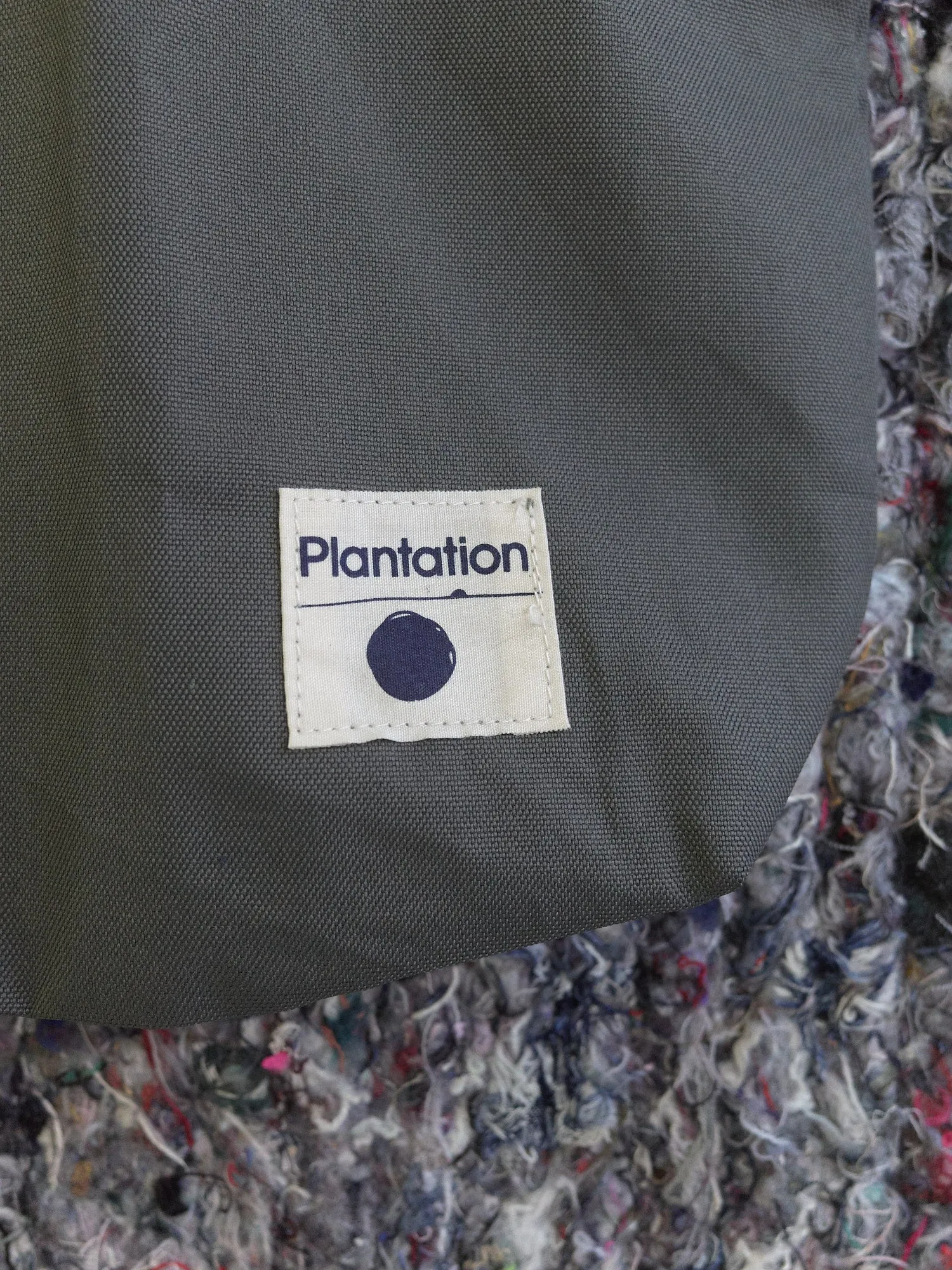 Issey Miyake Plantation 1990s dark green nylon tote bag