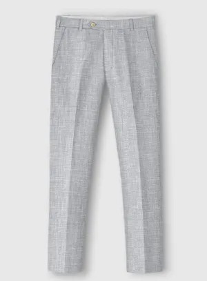 Italian Zod Light Gray Linen Pants