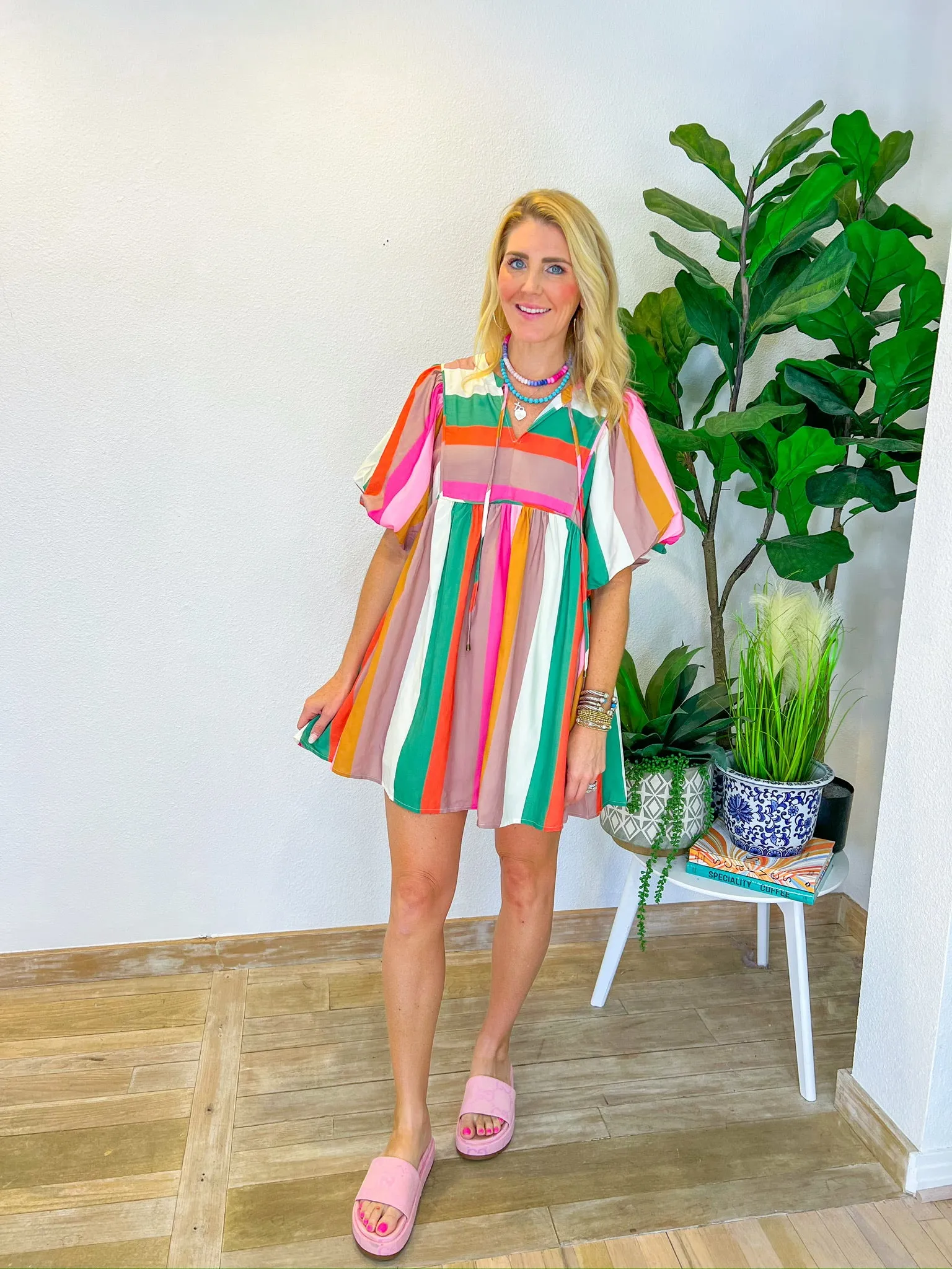 It's Only Fair Mini Dress - Multi