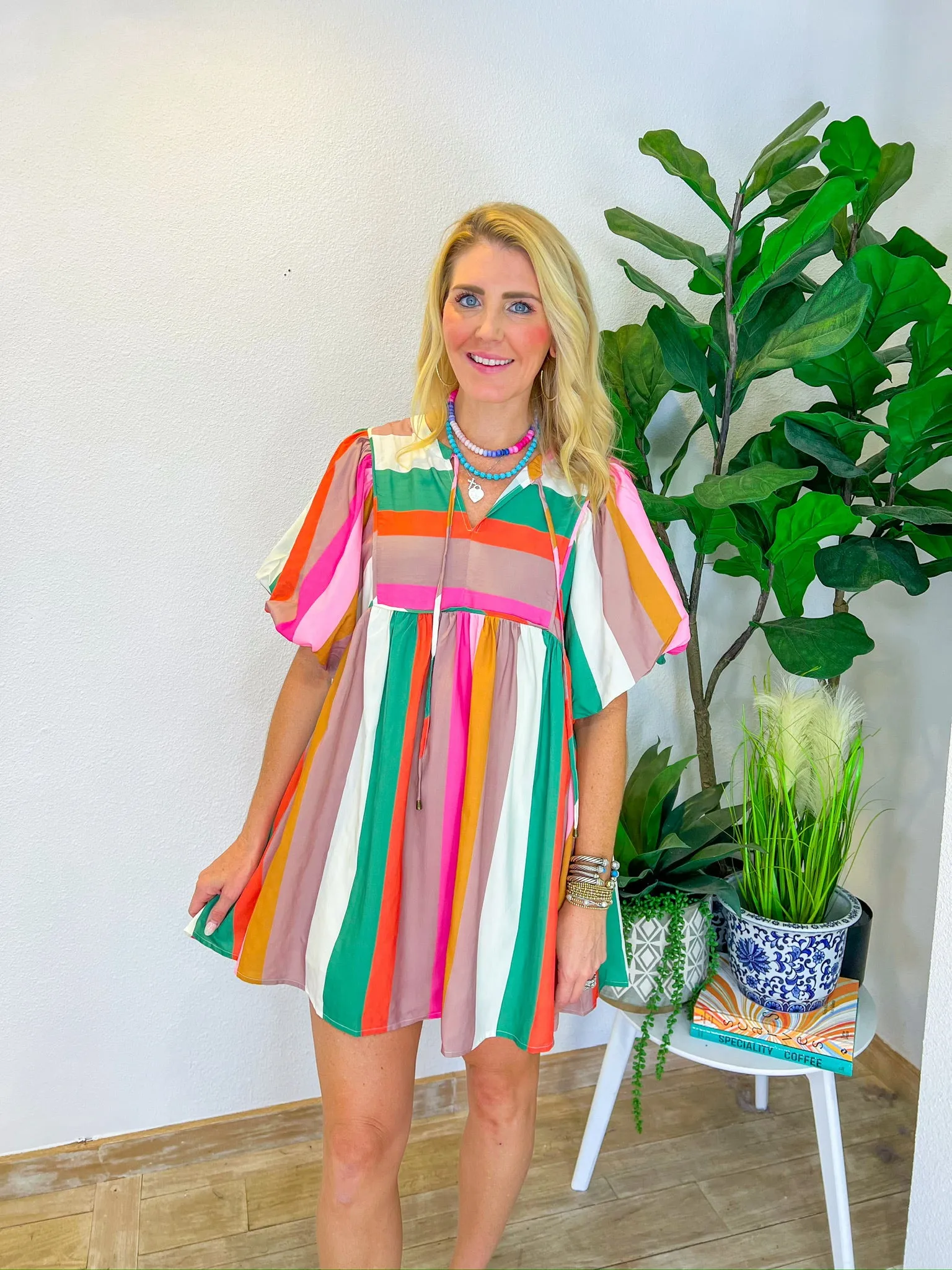 It's Only Fair Mini Dress - Multi