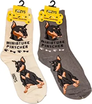 Ivory Min Pin Socks