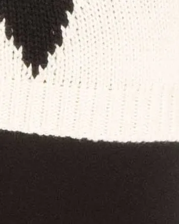 Ivy Argyle Sweater | Black And White
