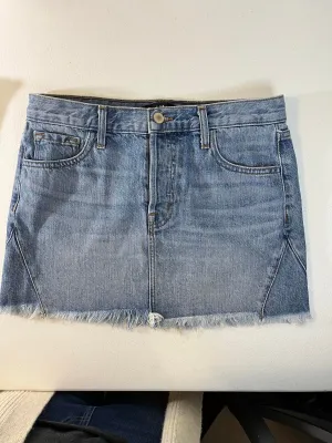 J Brand Stylish Denim Bonny Mini Skirt Waist 24 Length `13"