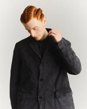 J JACKET - PRINT UNI - BLACK