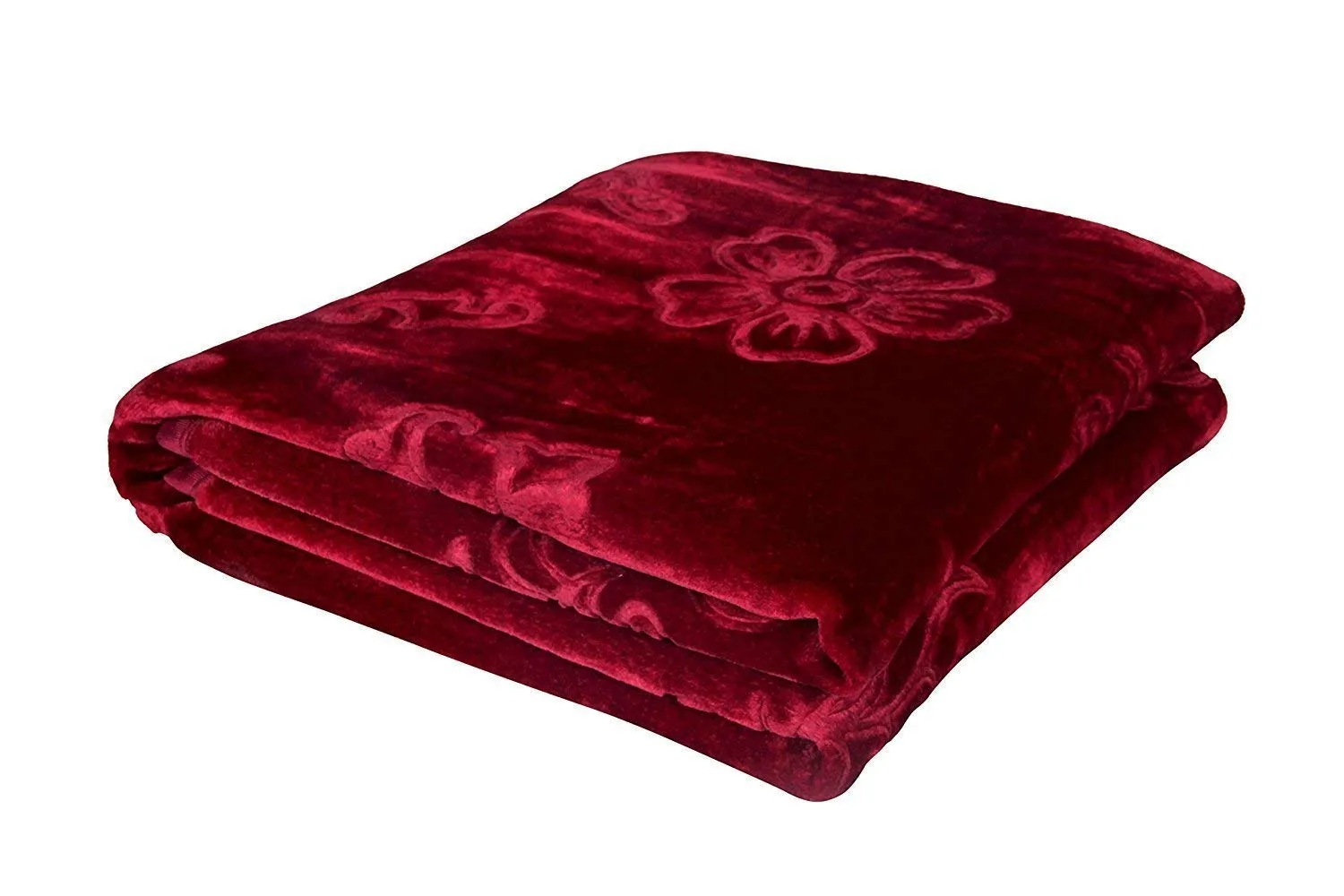 J SHREE Double Bed Blanket Mink Blanket for Heavy Winter Ac Solid Double Bed Blanket Super Soft Light Winter Blanket,Lightweight.