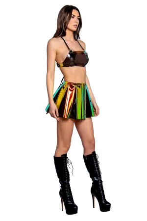 J. Valentine J. Valentine Vinyl Trapezoid Top - Festival Wear