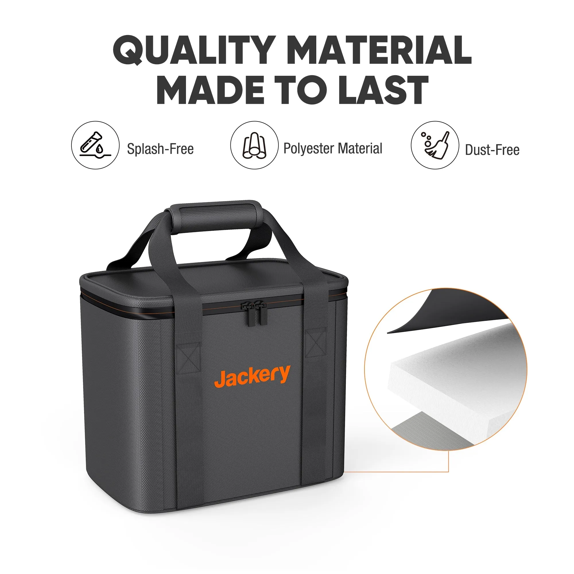 Jackery Large Carrying Case Bag | For Explorer 1500 and Explorer 2000 Pro