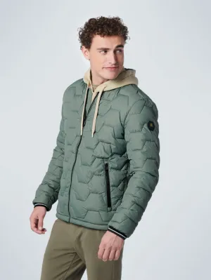 Jacket Short Fit Padded | Dark Seagreen