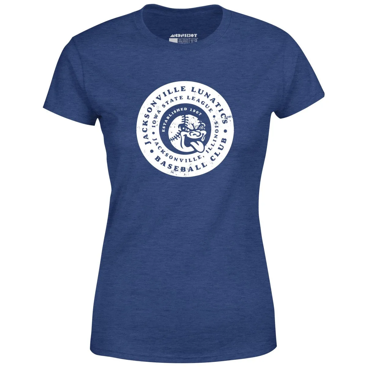 Jacksonville Lunatics - Illinois - Vintage Defunct Baseball Teams - Women's T-Shirt