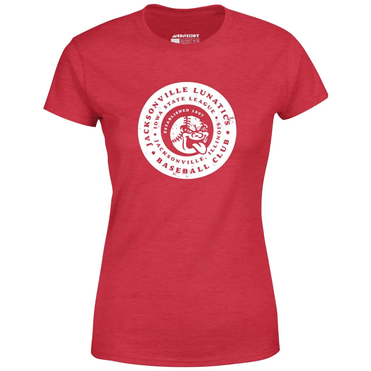 Jacksonville Lunatics - Illinois - Vintage Defunct Baseball Teams - Women's T-Shirt