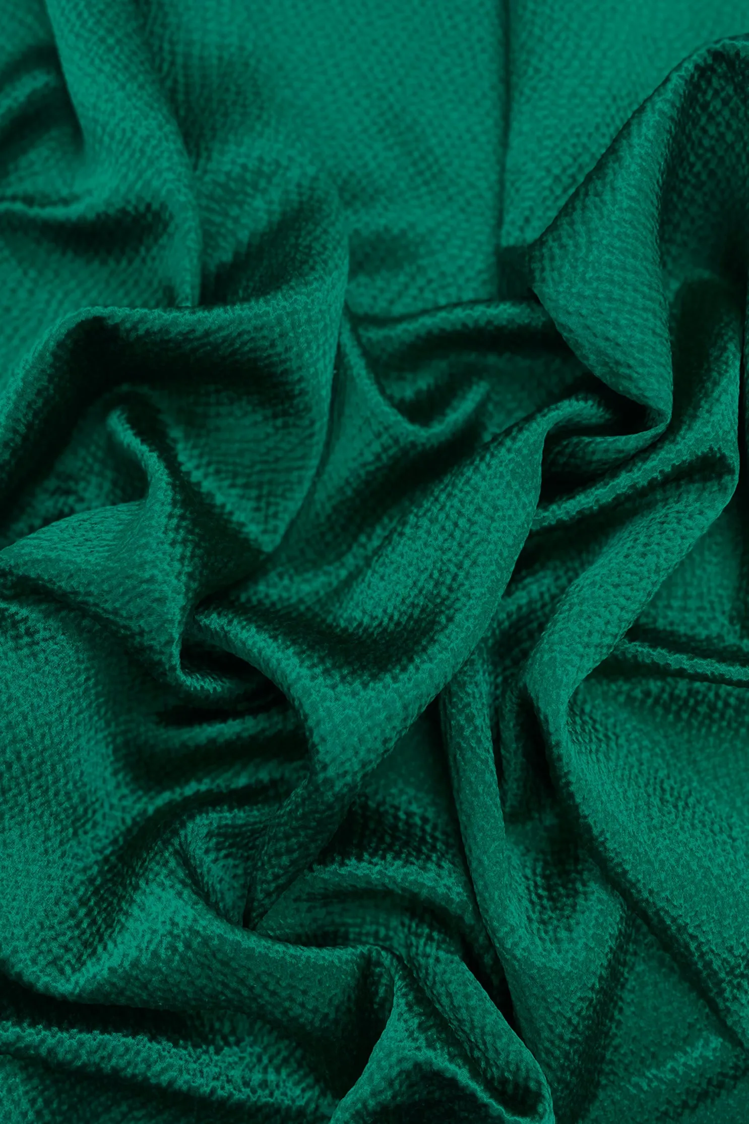 Jade Hammered Silk Satin