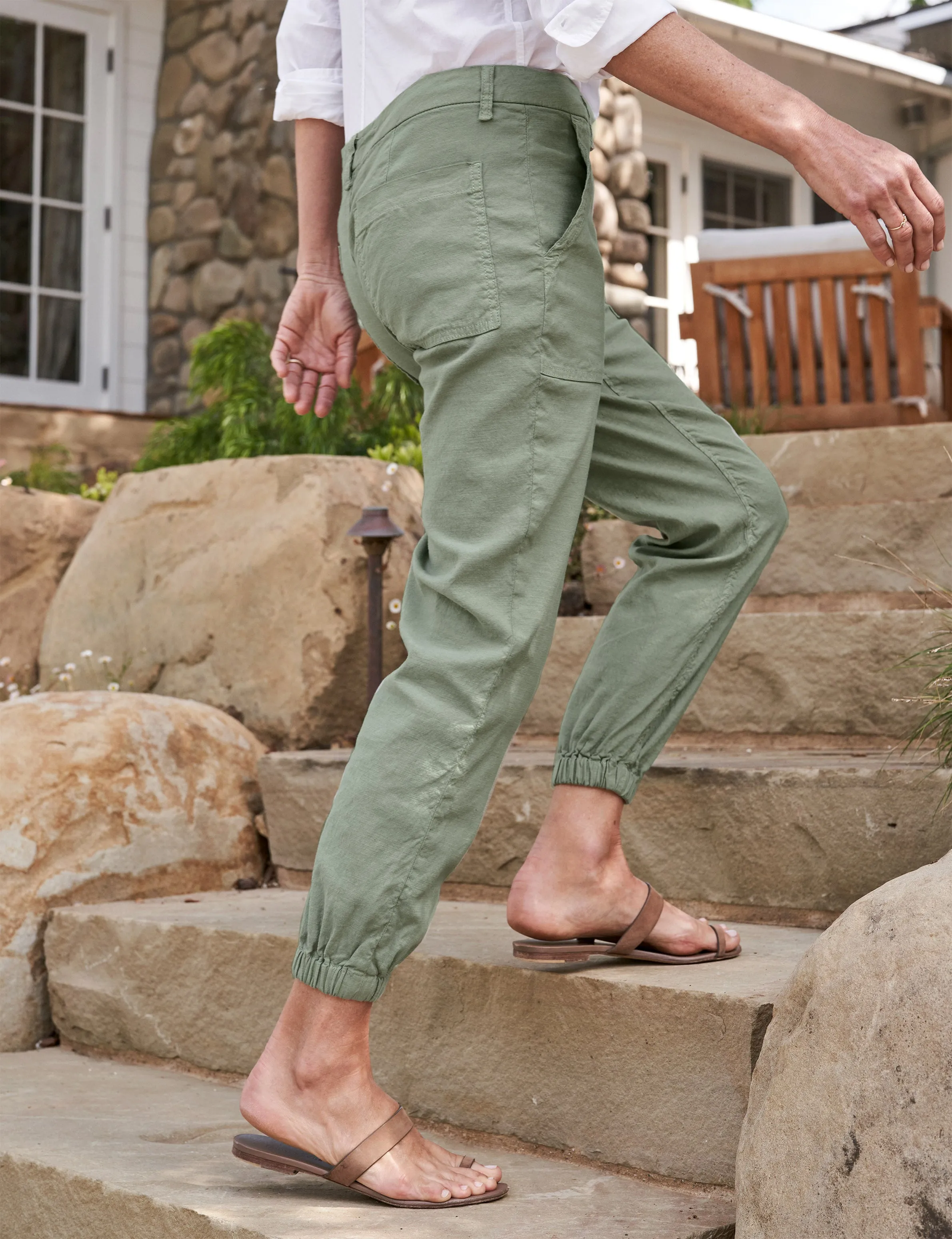 JAMESON Sage, Italian Performance Linen
