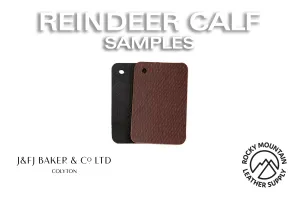 J&FJ Baker - Reindeer Birch Calf Leather - 200 Year Sunken Treasure Leather (SAMPLES)