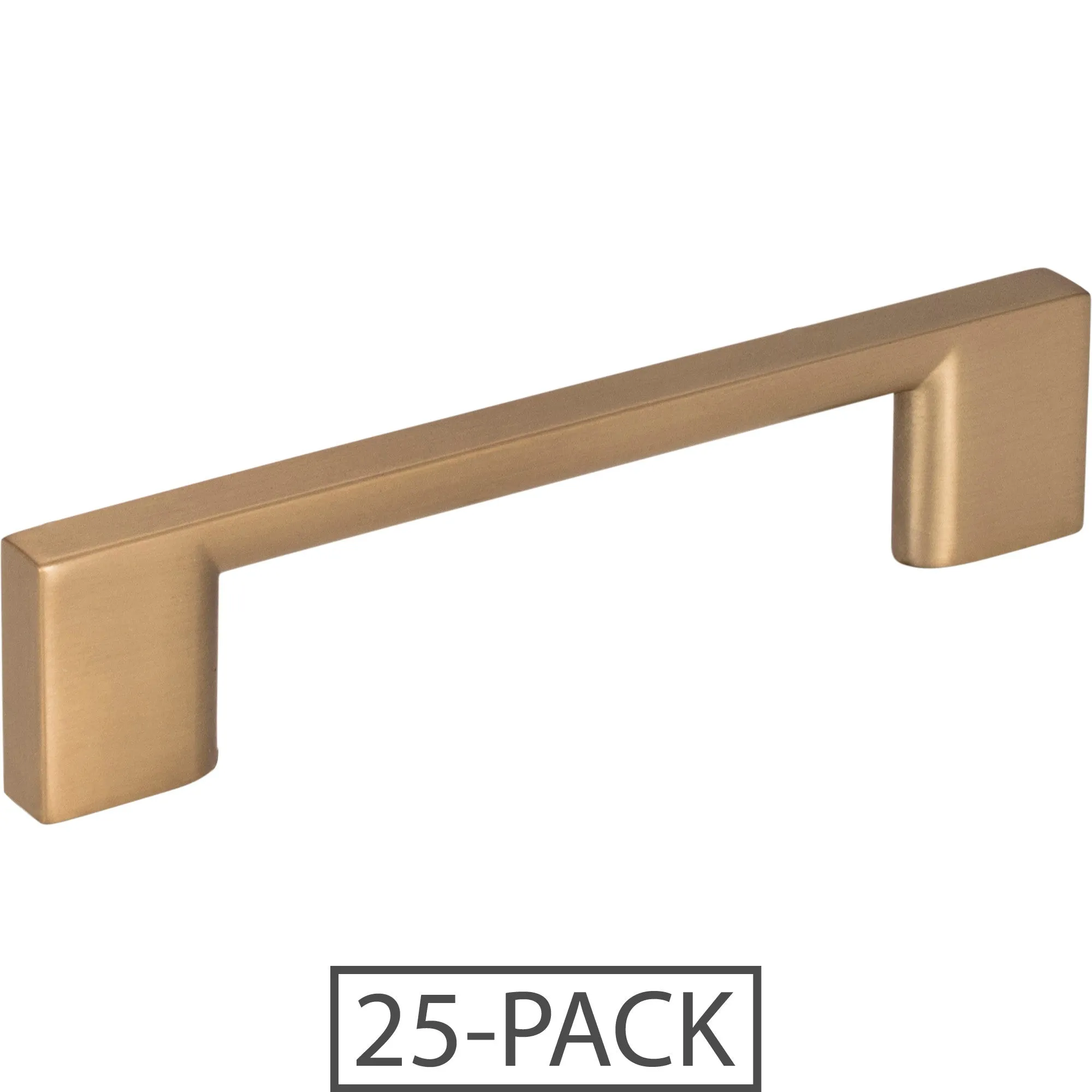 Jeffrey Alexander 96 mm Center-to-Center Square Sutton Cabinet Bar Pull 25-Pack